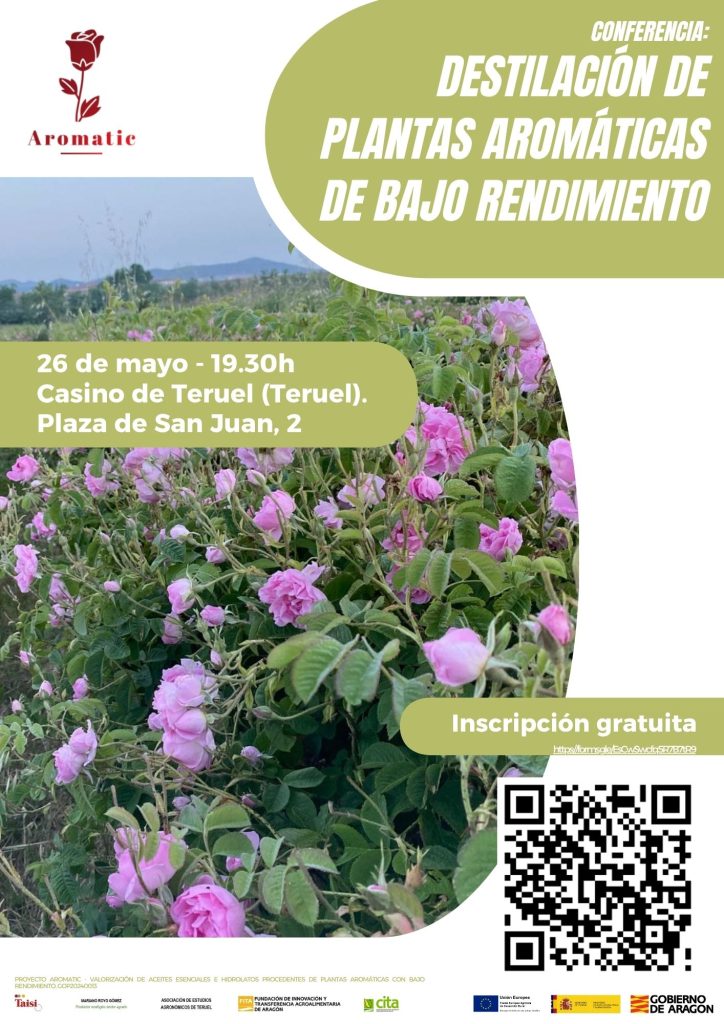 Conferencia: Destilación de plantas aromáticas de bajo rendimiento